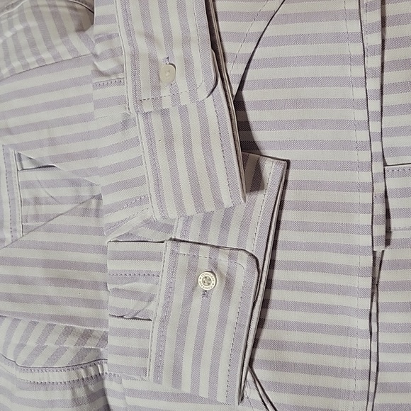Striped Oxford Button-Up Shirt - Picture 7 of 7